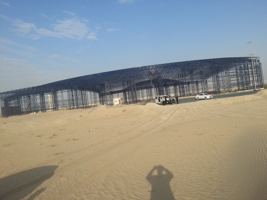 霍林郭勒大型场馆网架工程