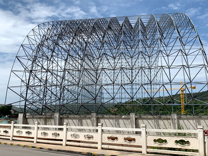 霍林郭勒山寨矿储煤棚网架